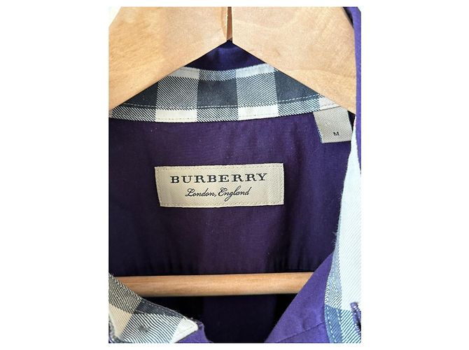Camicia Burberry London England Porpora - vista 2