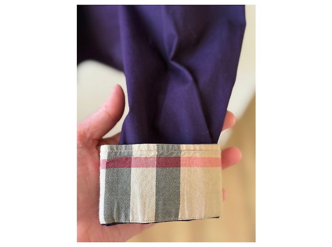 Camicia Burberry London England Porpora - vista 8