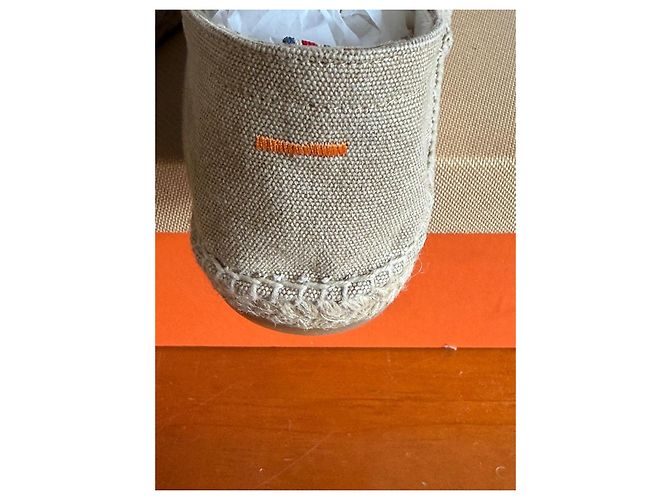 Espadrillas Castaner Pablo in tela Sand Sabbia - vista 10
