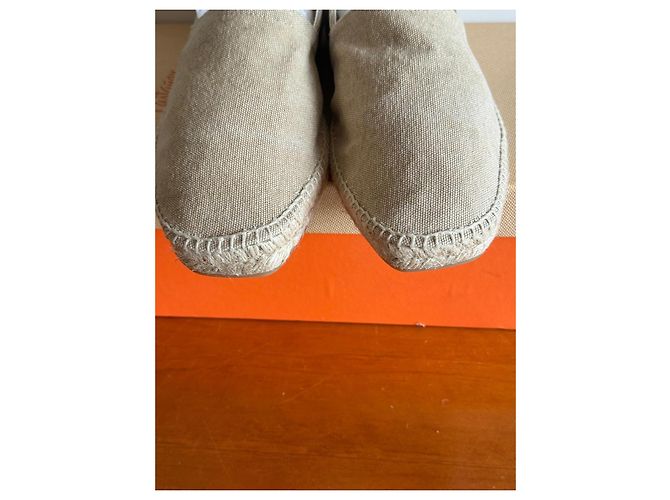 Espadrillas Castaner Pablo in tela Sand Sabbia - vista 11