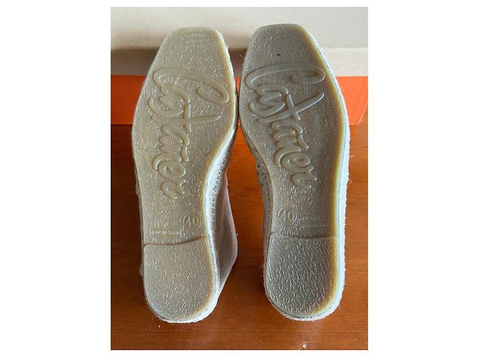 Espadrillas Castaner Pablo in tela Sand Sabbia - vista 6
