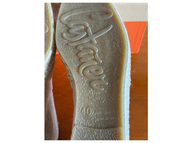 Espadrillas Castaner Pablo in tela Sand Sabbia - vista 8