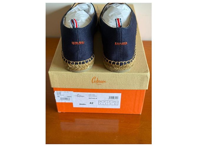 Espadrillas Castaner Jaime T/082 in Navy Blue Blu navy - vista 8