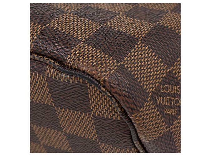 Borsa Tote Louis Vuitton Neverfull PM Marrone Damier ebene - vista 3