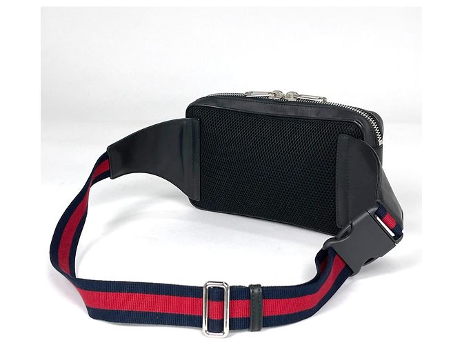 Gucci Body Bag GG Pattern Coated Canvas Black - view 2