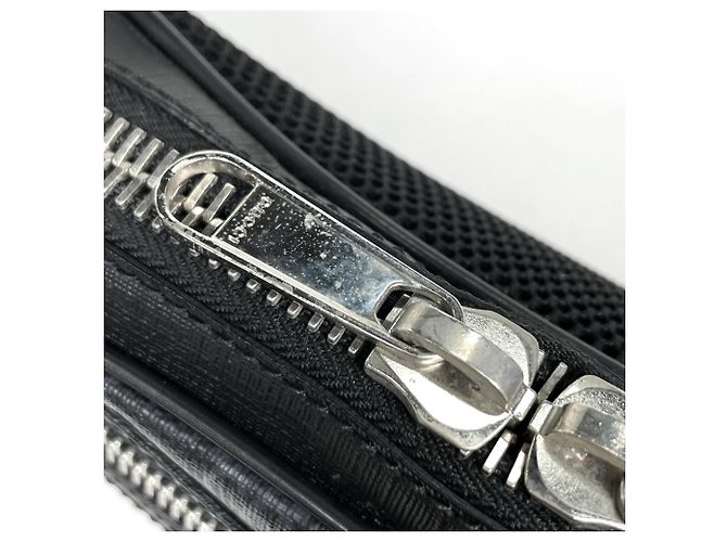 Gucci Body Bag GG Pattern Coated Canvas Black - view 5