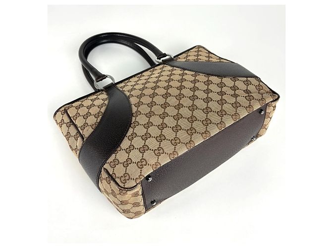 Bolso Tote Gucci GG Canvas Castaño - vista 2