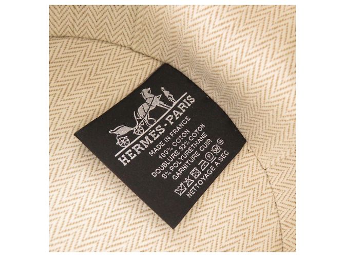 Hermès Pouch per borsa Hermes Evasion Cotton Marine Blu - vista 7