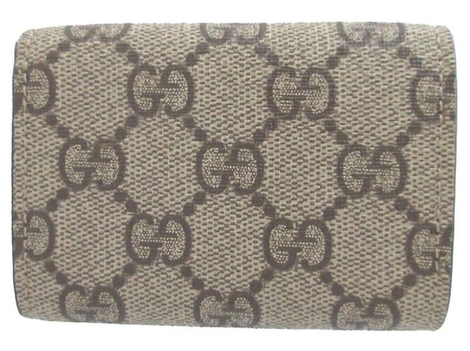 Portafoglio tri-fold Gucci Beige e Blu - vista 3