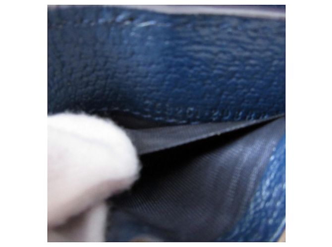 Portafoglio tri-fold Gucci Beige e Blu - vista 7