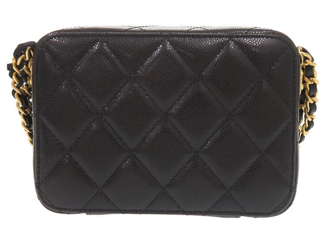 Chanel Coco Mark Matelassé Mini Camera Bag Schwarz - Ansicht 2