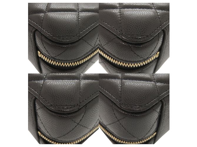 Chanel Coco Mark Matelassé Mini Camera Bag Schwarz - Ansicht 4