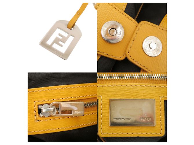 Fendi Schultertasche aus Canvas mit Zebra-Print Braun - Ansicht 8