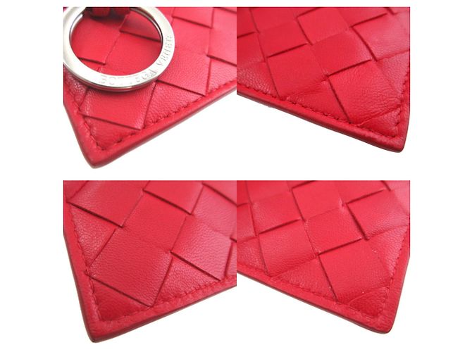 Monedero de piel roja Bottega Veneta - vista 5