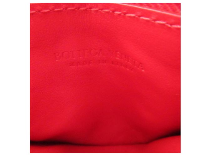 Monedero de piel roja Bottega Veneta - vista 6