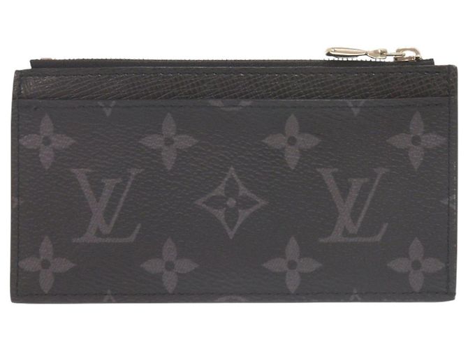 Louis Vuitton Taigarama Monogram Eclipse Card Case Nero Monogramma - vista 3