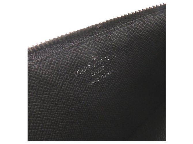 Louis Vuitton Taigarama Monogram Eclipse Card Case Nero Monogramma - vista 7