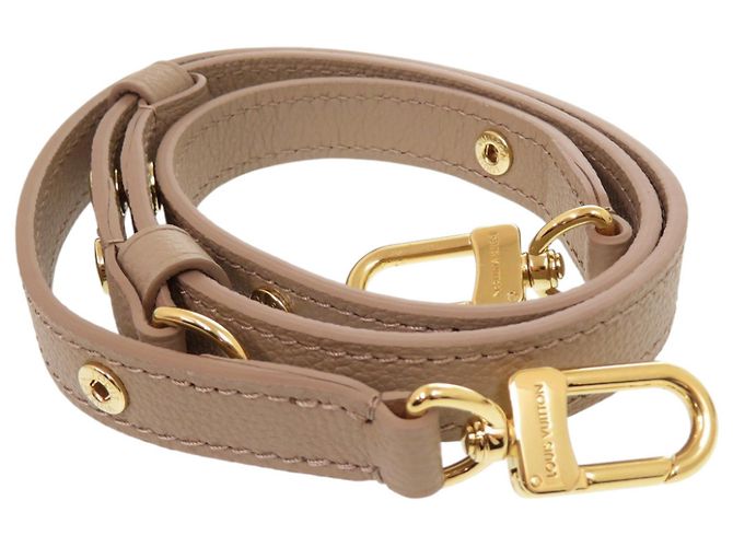 Tracolla in pelle Louis Vuitton Beige D'oro - vista 2