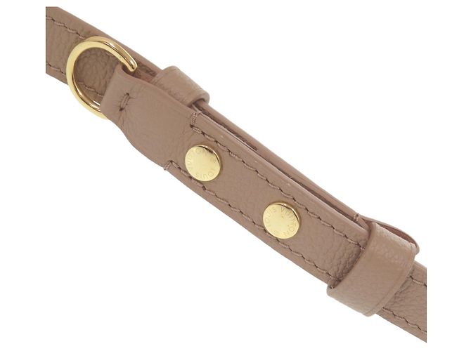Tracolla in pelle Louis Vuitton Beige D'oro - vista 4