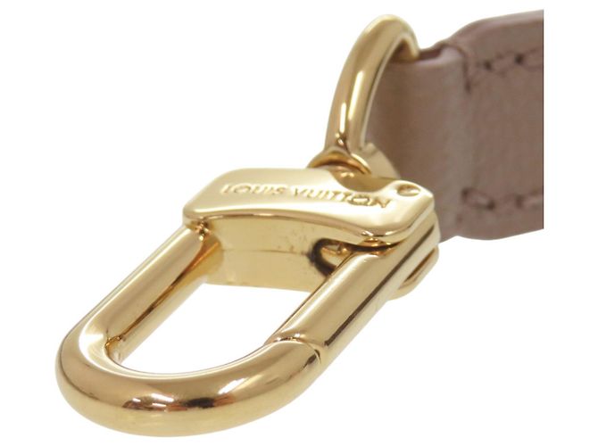 Tracolla in pelle Louis Vuitton Beige D'oro - vista 5
