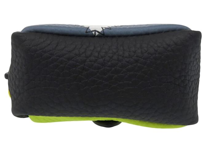 Louis Vuitton Square Pouch Marrone Nero Blu Giallo - vista 4
