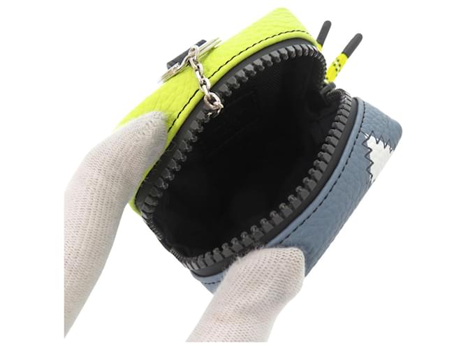 Louis Vuitton Square Pouch Marrone Nero Blu Giallo - vista 6