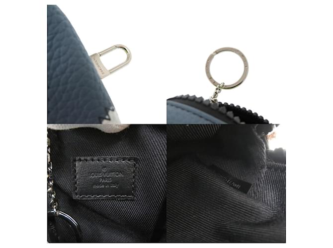 Louis Vuitton Square Pouch Marrone Nero Blu Giallo - vista 7