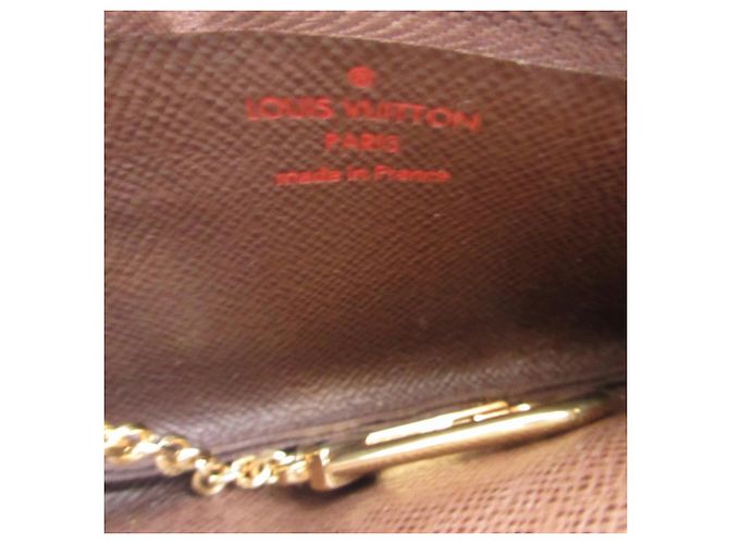 Louis Vuitton Damier Pochette Clé Coin Case Castaño Damier ebene - vista 6