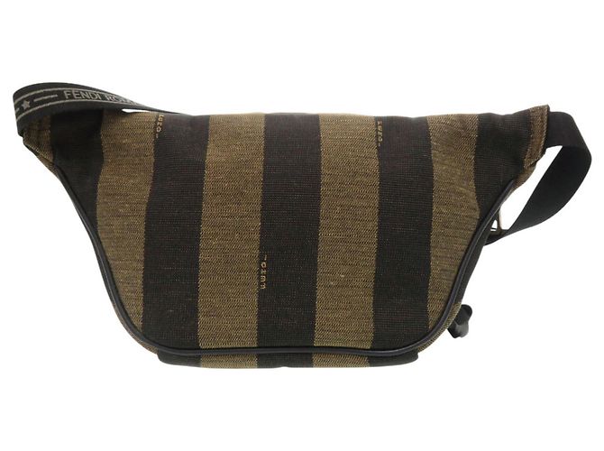 Fendi Pequin Canvas Sling Bag Braun - Ansicht 2