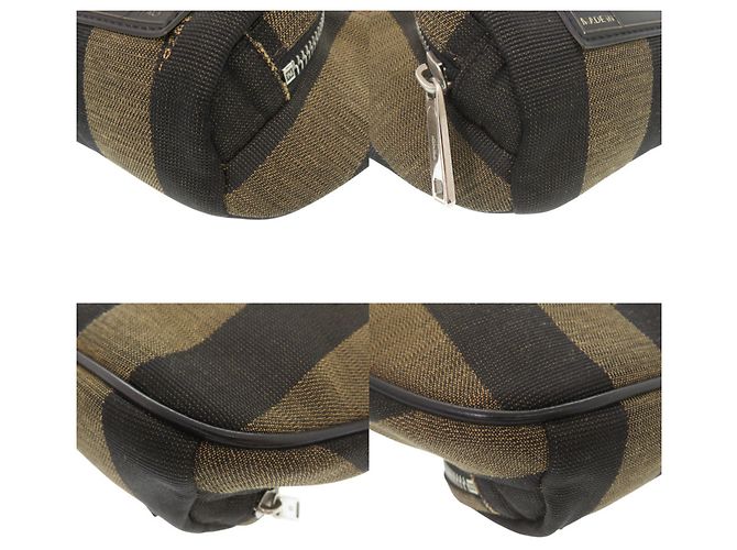 Fendi Pequin Canvas Sling Bag Braun - Ansicht 5