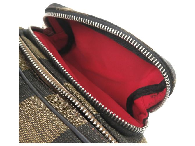 Fendi Pequin Canvas Sling Bag Braun - Ansicht 7