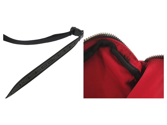 Fendi Pequin Canvas Sling Bag Braun - Ansicht 9
