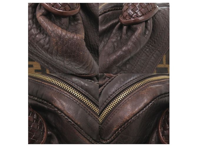 Borsa Fendi Mini Spy Bag 8BL078 Marrone - vista 9