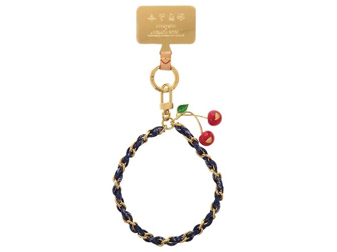 Louis Vuitton LV x TM Phone Charm Rosso Blu D'oro - vista 4
