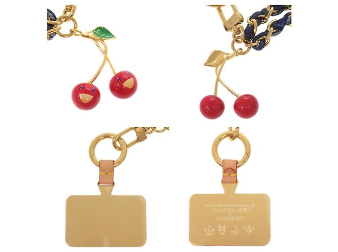 Louis Vuitton LV x TM Phone Charm Rosso Blu D'oro - vista 5
