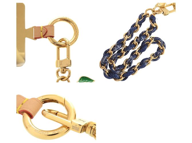 Louis Vuitton LV x TM Phone Charm Rosso Blu D'oro - vista 6