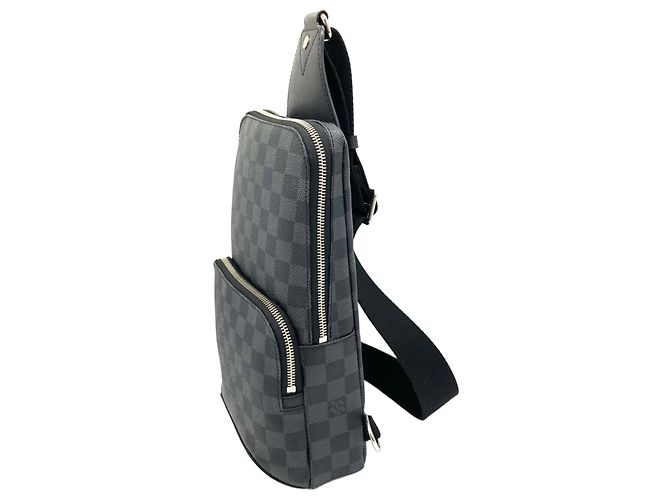 Borsa Avenue Sling Louis Vuitton - Damier Graphite, Black Nero - vista 2