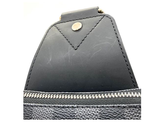 Borsa Avenue Sling Louis Vuitton - Damier Graphite, Black Nero - vista 6