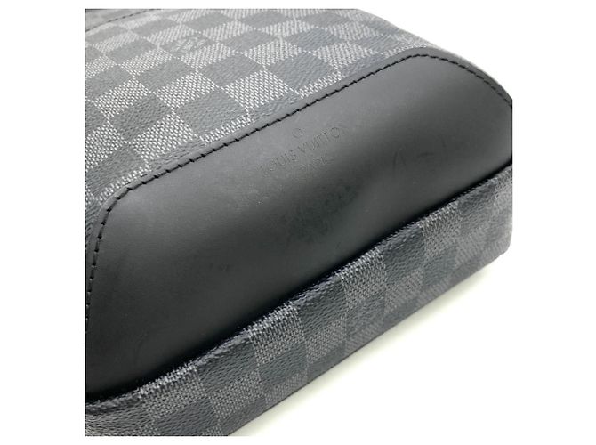 Borsa Avenue Sling Louis Vuitton - Damier Graphite, Black Nero - vista 7