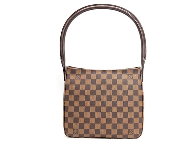 Borsa Louis Vuitton Looping MM Marrone Damier ebene - vista 2