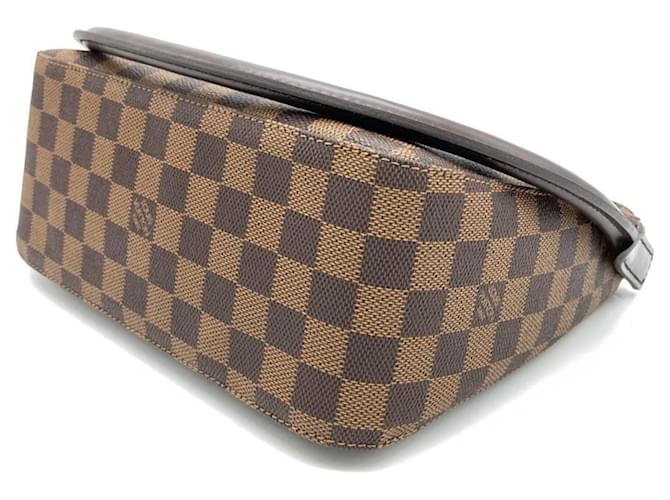 Borsa Louis Vuitton Looping MM Marrone Damier ebene - vista 3