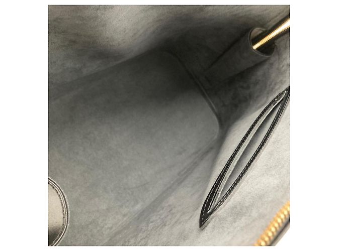 Borsa Louis Vuitton Alma in pelle Epi Nero - vista 7
