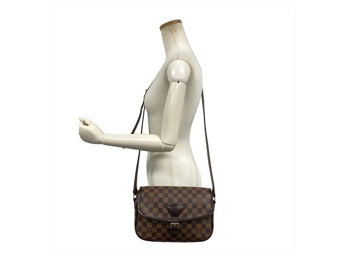 Louis Vuitton Sologne Special Order Schultertasche Braun Damier ebene - Ansicht 14