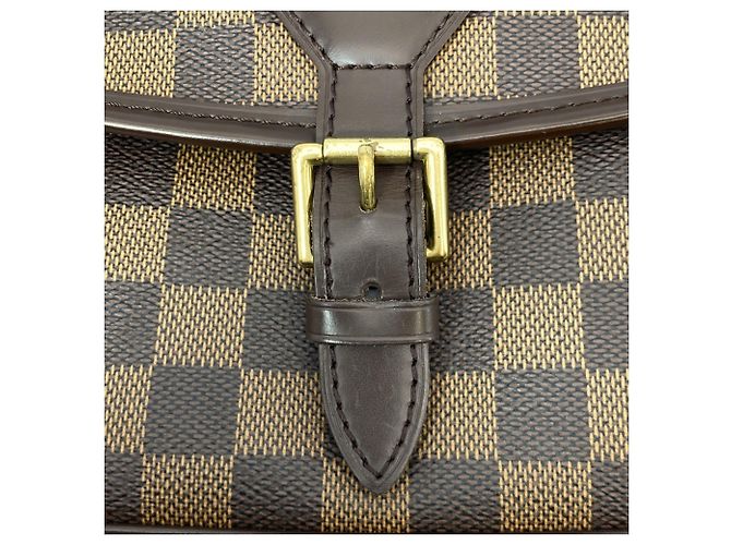 Louis Vuitton Sologne Special Order Schultertasche Braun Damier ebene - Ansicht 5