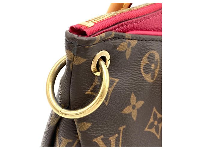Borsa Louis Vuitton Pallas BB Rosso Fuschia - vista 11