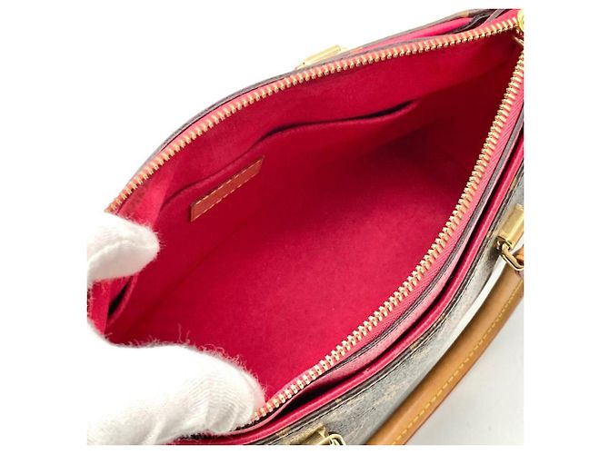 Borsa Louis Vuitton Pallas BB Rosso Fuschia - vista 5