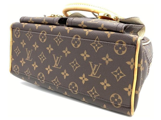 Borsa Louis Vuitton Manhattan PM Marrone - vista 3