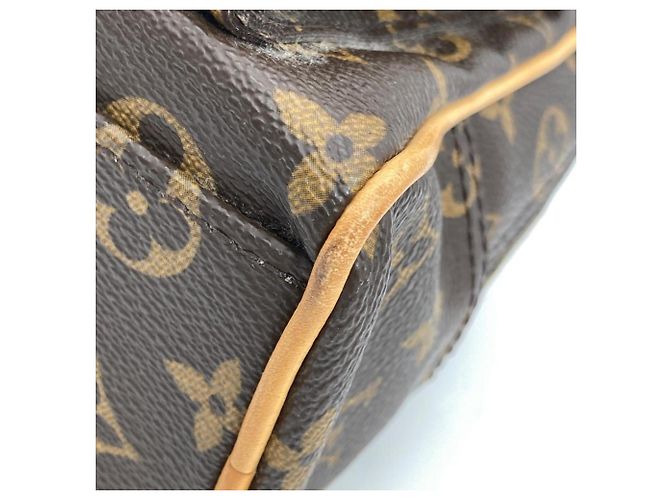 Borsa Louis Vuitton Manhattan PM Marrone - vista 4