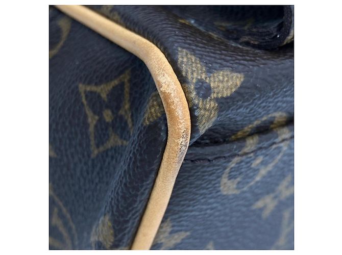 Borsa Louis Vuitton Manhattan PM Marrone - vista 5