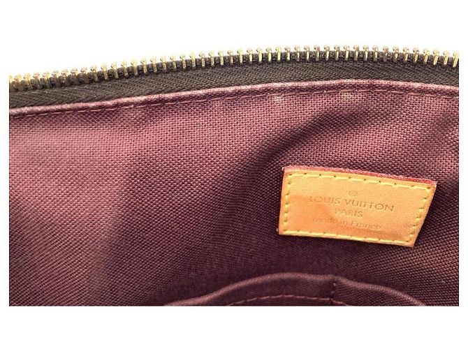 Borsa Louis Vuitton Rivoli MM Marrone - vista 8
